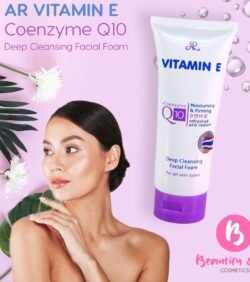 AR Aron Vitamin E +Coenzyme Q10 (avcq) Deep Cleansing Facial Foam Anti-Aging Soft Skin 190g
