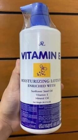 AR  ARON  Vitamin E Moisturizing WHITENING Lotion 600 ml arml Made in Thailand