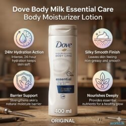 400 ml Original Dove Body Love (dlds) Essential Care Body Lotion for Deeply Nourishes Dry Skin