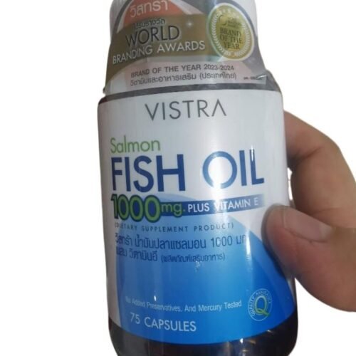 VISTRA Salmon Fish Oil 1000mg Plus Vitamin E Capsule