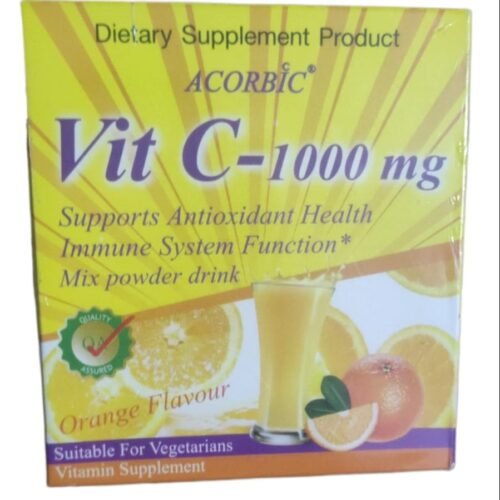 2cd8c53637b0b61055a952cb3a7984c9.jpg THAILAND WHITENING DRINKING Acorbic NATURAL Vitamin C 1000 AVC Orange Powder Drink