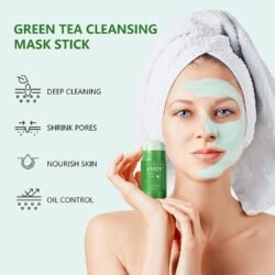 Natural Green Tea Mask Stick Gms  40g Deep Clean Pore, Removing Blackhead Balancing Oil And Water, Moisturizing Nourishing Skin, For Men And Women Moisturizing & Brightening