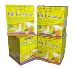 2ee88e58c274d4249dfccc9df02b0bec.jpg THAILAND WHITENING DRINKING Acorbic NATURAL Vitamin C 1000 AVC Orange Powder Drink