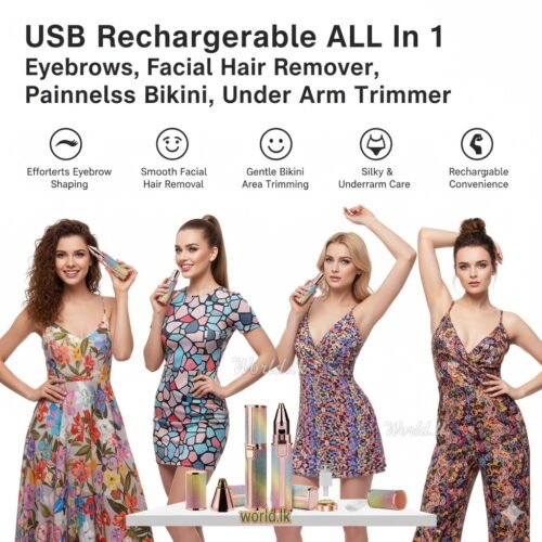 302f07ca751166b9afed68054f9b3120.jpg USB Rechargeable ALL In 1 Eyebrow Trimmer, Facial Hair Remover Painless Bikini, Under Arm Trimmer U2EE