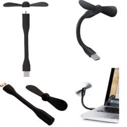 Flexible Mini USB Fan Portable (muf) Detachable Cooling Fan for Pc Power Bank USB Devices Mini Handheld USB Fan