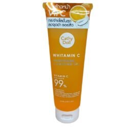 CATHY DOLL Brightening WHITENING Cleansing Gel FACE Wash cdwf Vitamin C reduce black spots 120ml Made in THAILAND