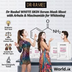 Dr Rashel WHITE SKIN Serum Mask Sheet With drwm With Arbutin & Niacinamide