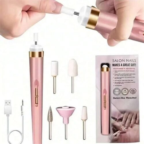 3329a7ada0008977fdf740cd2e51f453.jpg USB Rechargeable Salon Nails Art Drill Makes a Great Gift Multi-Function saoo Nail Care Tool Tips Grinder Cuticle Softener Sanding Grit Polishing Manicure Pedicure Care
