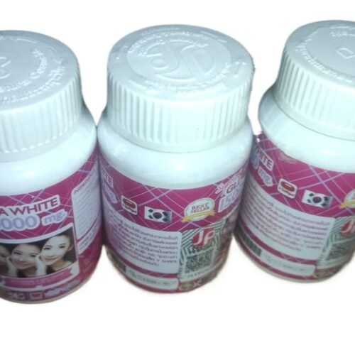 Herbal Natural SUPREME GLUTA WHITE Sgw Skin - 1500000 Mg Capsules for Skin Brightening Made in THAILAND