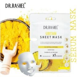 DR RASHEL 2srm Ubtan Face Sheet Mask with Serum for Women and Men All Skin Types Deep Cleansing & Oil Control 20g