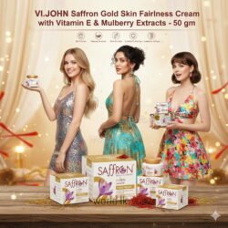 34979083530fd7c15a3fdf89d4d65725.jpg VI-JOHN Saffron Gold Skin Fairness Cream with vjsg Vitamin E & Mulberry Extracts 50 gm