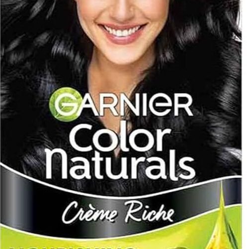 GARNIER 1bvc Colour Naturals Creme hair color, Shade 1 Natural Black, 35ml + 30g from INDIA