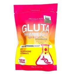 GLUTA Primme Skin Natural WHITENING SOAP (gws) with GLUTATHIONE Vitamin E 100g