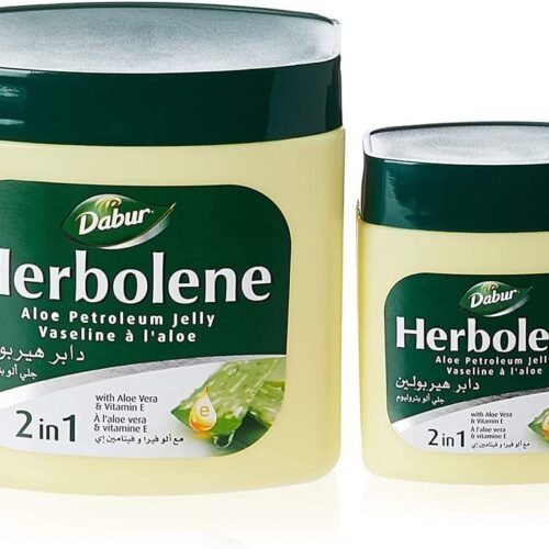 3b208fa244dc6d95ebbbb5a73e15467c.jpg 425 ml Dabur Herbolene Aloe Petroleum Dhap Jelly Vaseline With Aloe Vera & Vitamin E