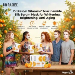 Dr Rashel Vitamin C Niacinamide Silk Serum Mask for Whit+ening, Brightening, Anti-Aging dvsm