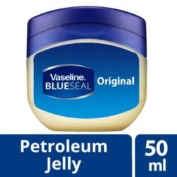 Clinically proven VASELINE Blue seal 50ml Pure Petroleum Jelly ORIGINAL 50ml helps restore lost moisture to skin (V50)