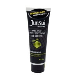 JUNSUI CHARCOAL Natural Activated Carbon jcfw 100g Face Wash with Oil Control for Removes Black Heads