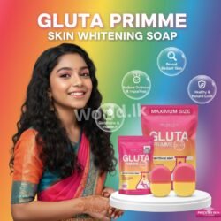 Thailand Gluta Primme Skin Natural Whi-ttenning Soap gws with Glutathione Vitamin E 100g