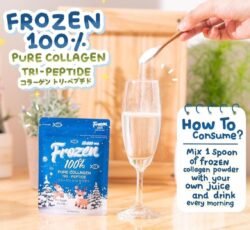 DRINKING  FROZEN 100% GLUTA Pure COLLAGEN fgrp Tri-Peptide Powder 50,000mg
