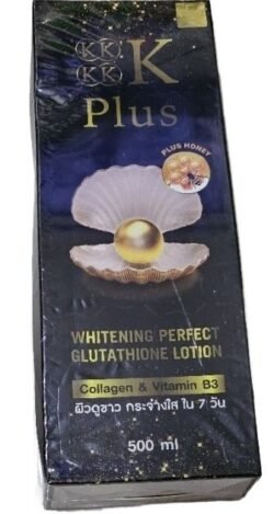 ORIGINAL Made in THAILAND 4K Plus bllm Body WHITENING  Perfect GLUTATHIONE Lotion -500ml