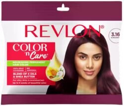 3ed9277265c549cf921493be6e99085f.jpg 3.16 Burgundy (r3.16b) REVLON Color 'N Care (R3.16b) NOURISHING PERMANENT HAIR COLOR 30ml