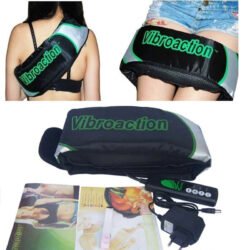Massage Belt Vibroaction SLIMMING Relax vmeb Tone Burning Belts Weight Loss Vibroaction Belt - Black