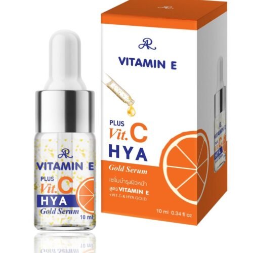 AR Vitamin E Plus [hyas] Vitamin C ARON HYA Gold WHITENING  Serum- 10ml Product of THAILAND