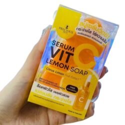 VITAMIN C LEMON Body and Face Serum Soap THAILAND Precious Skin Pstc 70g