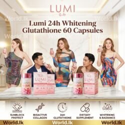 Authentic Lumi 60 Capsules (Original Lumi Printed on Capsules) 24h Glutathione Tablets Whitte*Ening Collagen Provide Powerful Antioxidant Support