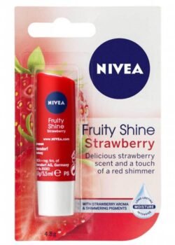 42336d13d5eaa28ea0b8142c974d1ab6.jpg NIVEA Strawberry / Cilek Fruity Shine Moisture Lip Care Balm (Nsfs)