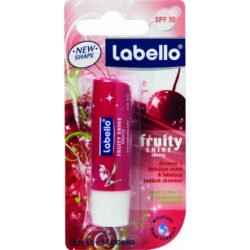 Natural Cherry Shine GERMANY LABELLO Lip Balm with Soft lab4 Red Shine and Shimmer Pigments