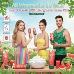 AR ARON Watermelon DD Gluta Facial Foam / Face Wash 190g arwf Made in Thailand
