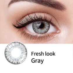 Colour GRAY- Fresh Look gcl Color Blends Contact Lens - Full Set - Color Contact Lens (Replacement Cycle: 12 Month)