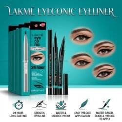 4486545f8ca83dd271bf0f986d9c7ac2.jpg Lakme Eyeconic Kajal EYELINER (24H ) leel Long Lasting pencil featuring a waterproof and smudge-proof formula