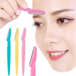 3 Pcs Tinkle Eyebrow Razor Set, Hair Trimmer ter Shaver and Tough up Tool, Facial Razor with Safety Cover
