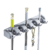 Rack Mop and Broom Holder Wall Housekeeper Wall Mounted Mop Organizer Holder Brush Broom Hanger Garden Tool Garage Organizer