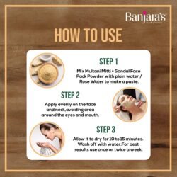 Version 1.0.0 Banjara's san0 Multani Mitti + Sandal Face Pack Powder 100g