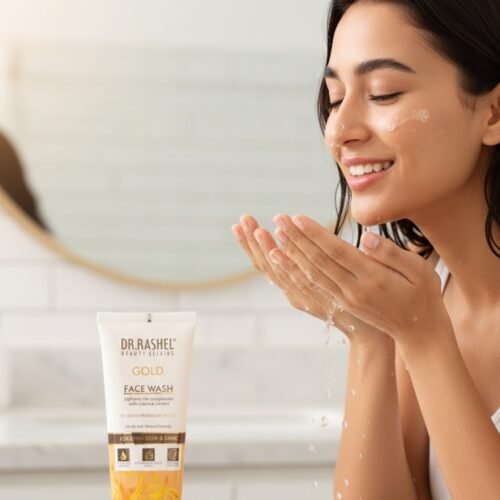 47f5a37fb9e6b688127e499daf7177b5.jpg Dr. Rashel Face Wash (nh5w) Gold All Skin Types 100ml.
