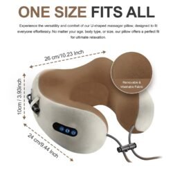 48c40db44fbe50328edde3293b02b816.jpg Pain Relief Muscle Relaxation USB RECHARGEABLE Vibration U Shaped Massage Multifunctional Usmp Pillow Foam Neck Healthcare Travel Massager for Train Trip Home Office Use