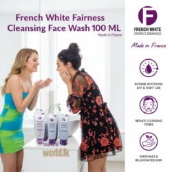 48c842f7fda78a203e0322ac4c2310c2.jpg FRENCH WHITE FACE WASH Fairness Helps Lightens Skin Complexion While Deep Cleansing 100 ML Fwfw Made In France