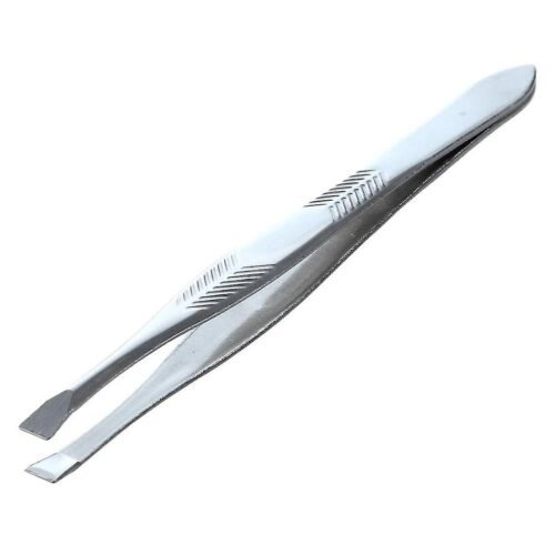 49c4c2eb8342523377b6ac668a72252e-1.jpg Silver Eyebrow (sett) 1pc Twweezers Stainless Steel Point Tip/Slant Tip/Flat Tip Hair Removal Makeup Tools Accessory