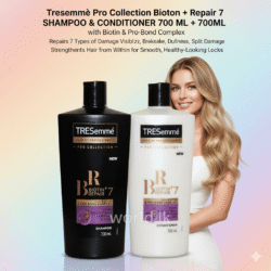4afb451e35dcd353b36068dde59d6154.png Tresemme Pro Collection TBRS Biotin + Repair 7 SHAMPOO & CONDITIONER 700 ML+ 700ML with Biotin & Pro-Bond Complex