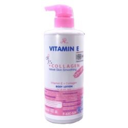 Vitamin E mita COLLAGEN VELEVET Skin Smoothing Body Lotion 600ml by AR Made in THAILAND