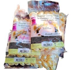 THAILAND Original Natural HERBAL SUPER LONG HAIR 50 Pcs with slhc Vitamin E and Jojoba Oil Capsules for repair dried or damaged hair Growth.