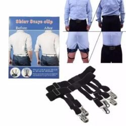 500d8454fa07f9781055426b220d9127.jpg Shirt stays clip Adjustable Holder for Men / women (ssc)