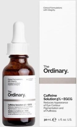 The ORDINARY 5caf Caffeine Solution 5% + EGCG 30ml Reduces Appearance of Eye Contour Pigmentation and Puffiness Made in CANADA