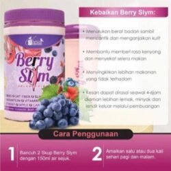 400g Natural Berry Slim WHITENING  Nbsw COLLAGEN DRINKING Powder Fiber Vasia Weight Management Supplement Malaysia