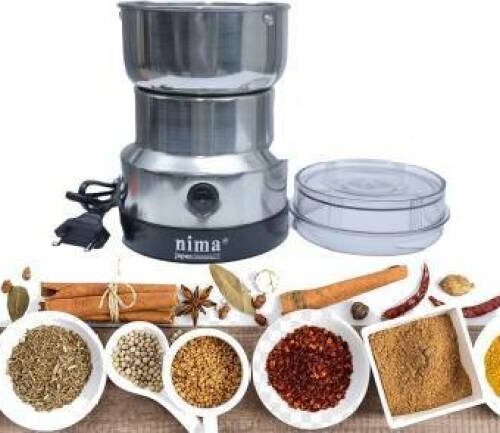 NIMA Electric Grinder Stainless Steel Coffee Grinder-Bean-Nuts & Spices- High Speed