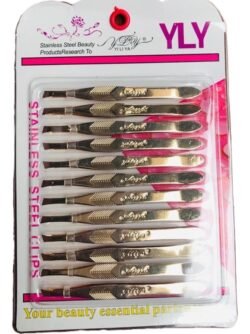 Eyebrow Professional (geps) Gold Twweezer Professional Twweezer for Eyebrow Gold Steel 1pcs