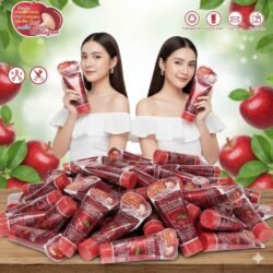180g Red Apple Collagen Cleansing Foam Lifting & Radiance Seira  Made in Thailand sraf